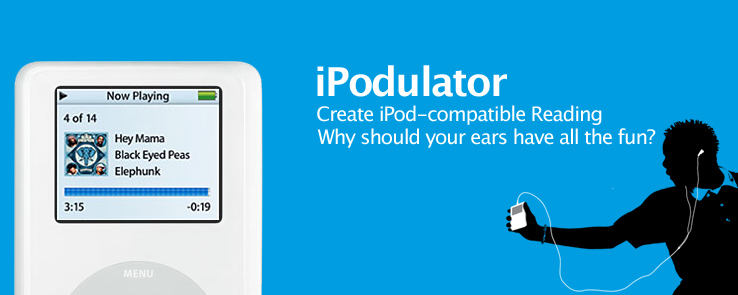 iPodulator: Create iPod-compatible Reading